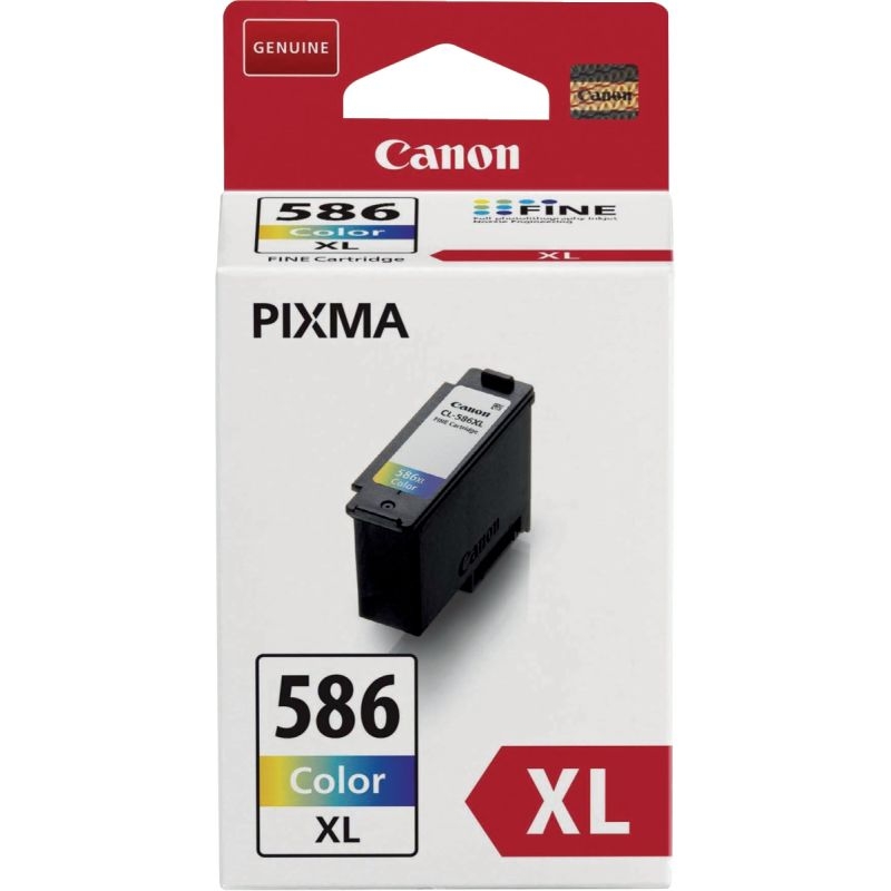 Canon 586 cartouche jet d’encre couleurs haute capacité authentique (CL-586XL)
