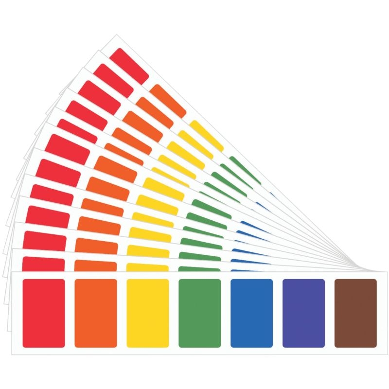 Carnet distributeur de 24 feuilles de 168 blocs de peintures aquarelles coloris assortis