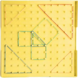 Carton de 6 plaques 23x23cm avec sachet d’élastiques