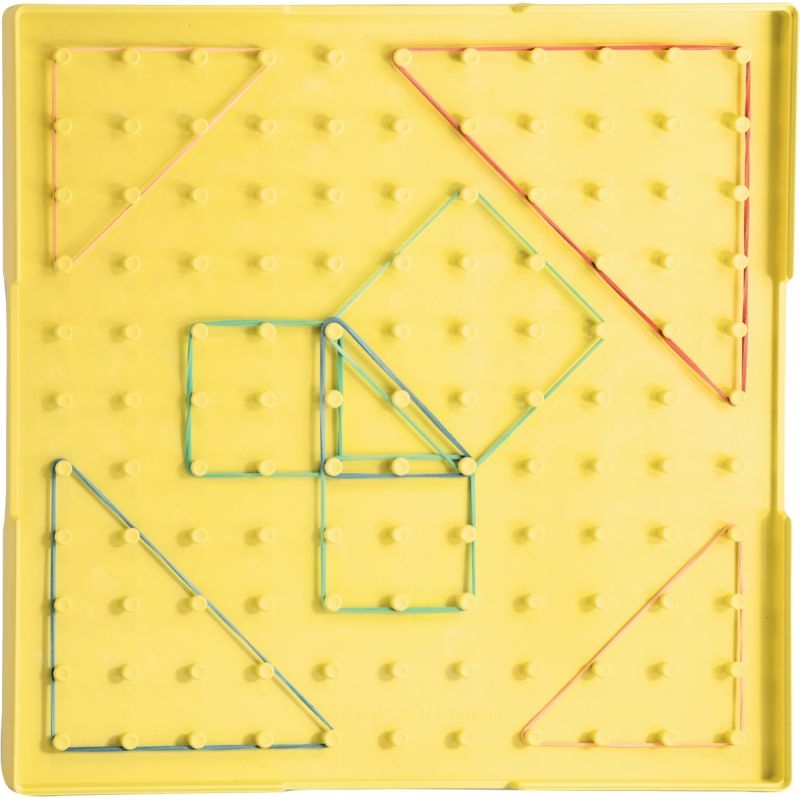 Carton de 6 plaques 23x23cm avec sachet d’élastiques