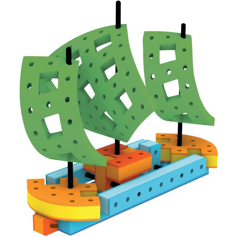 CHALLENGER BAKOBA, 122 pièces en mousse EVA