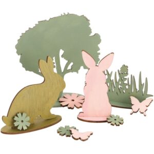 Décor à monter Pâques en bois