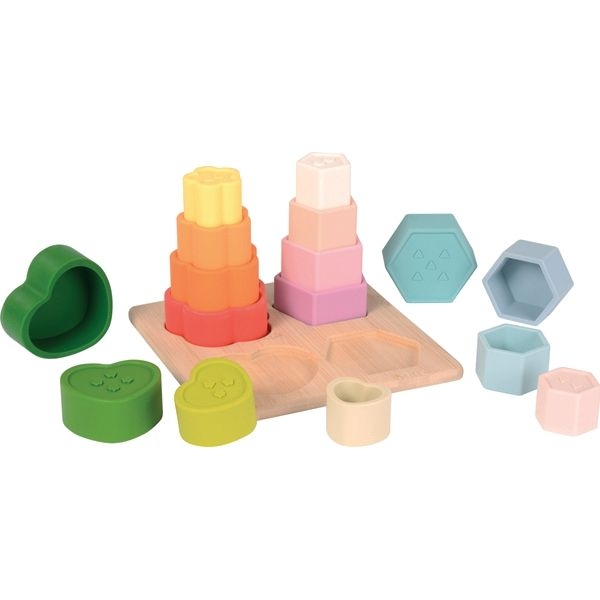 Empilages formes et couleurs en silicone