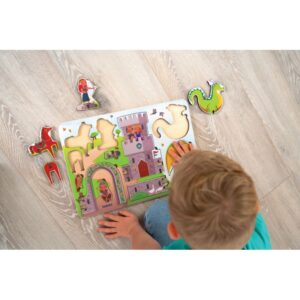 Encastrement 3D en bois, les chevaliers