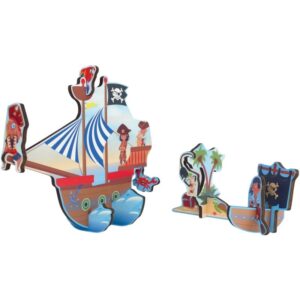 Encastrement 3D en bois, les pirates