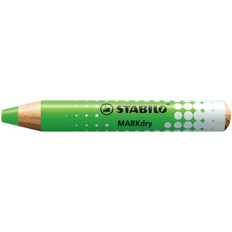 Etui de 4 crayons Markdry fluo + chiffonnette