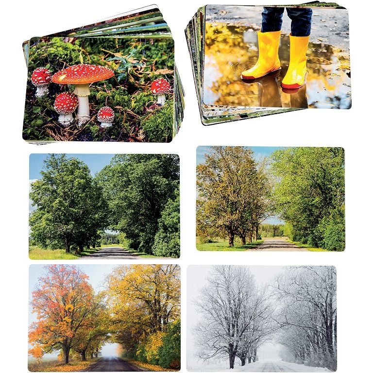 Imagier photos, la classe dehors