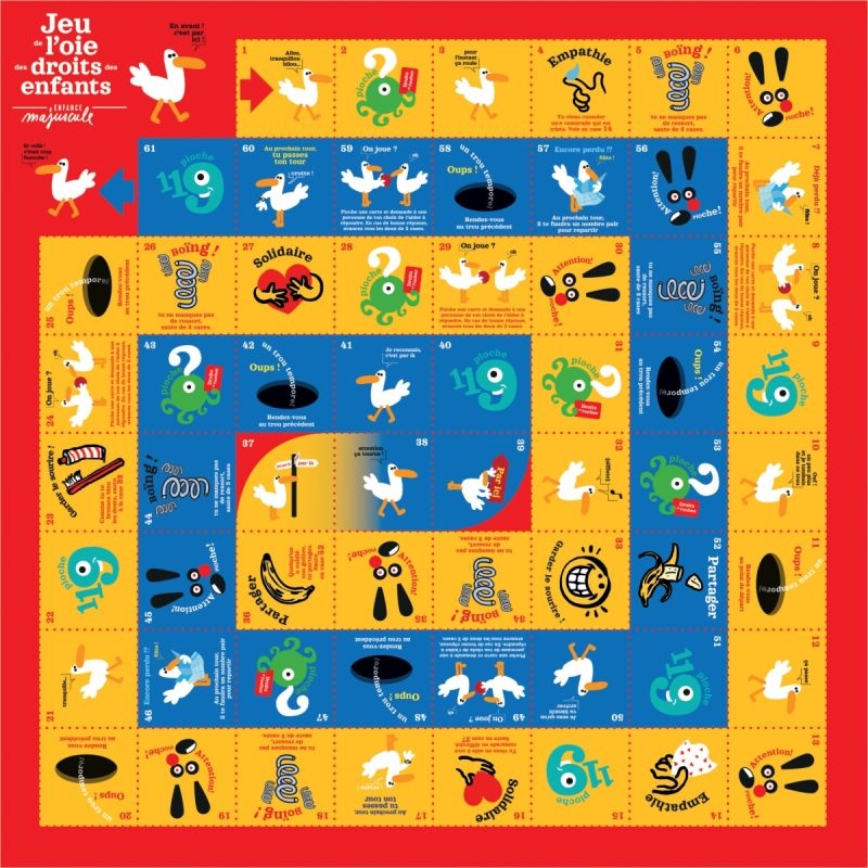 Jeu de l’oie du droit des enfants