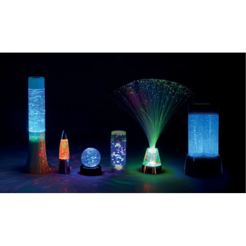 Lampe tornado paillettes