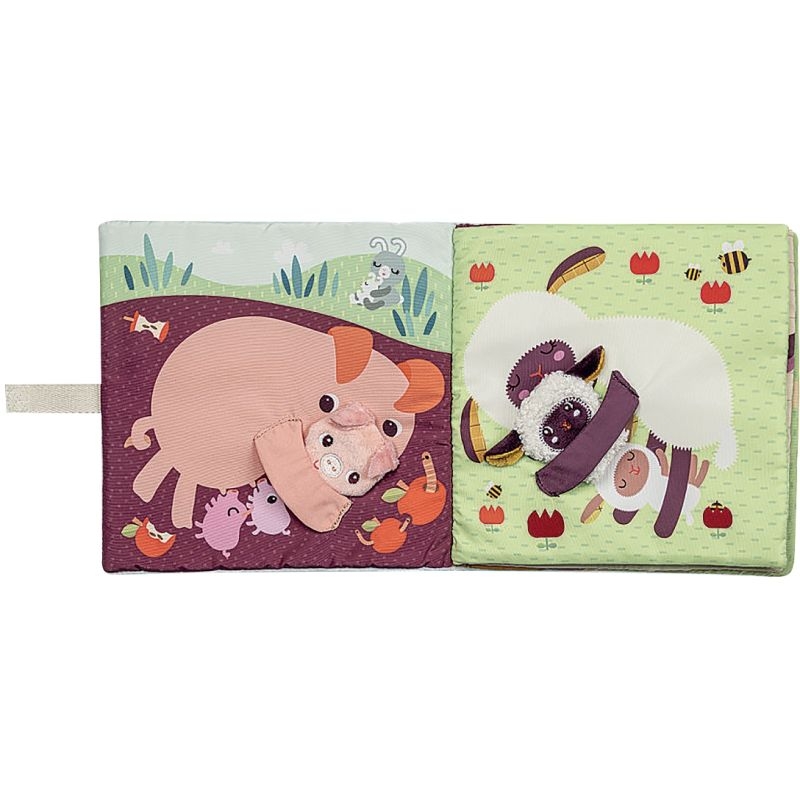 Livre bébés à la ferme + 5 marionnettes LILLIPUTIENS