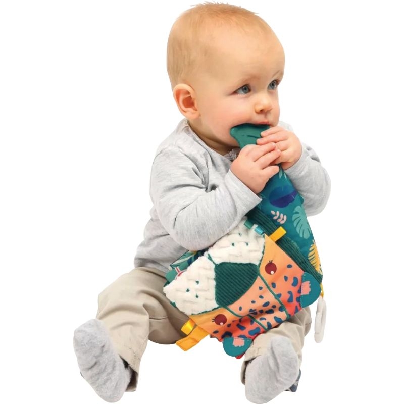 Livre d’éveil en tissu, la jungle