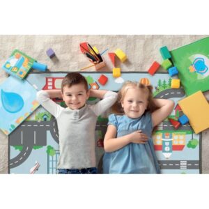 Lot de 2 tapis 95x133cm urbain