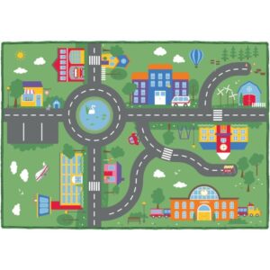 Lot de 2 tapis 95x133cm urbain