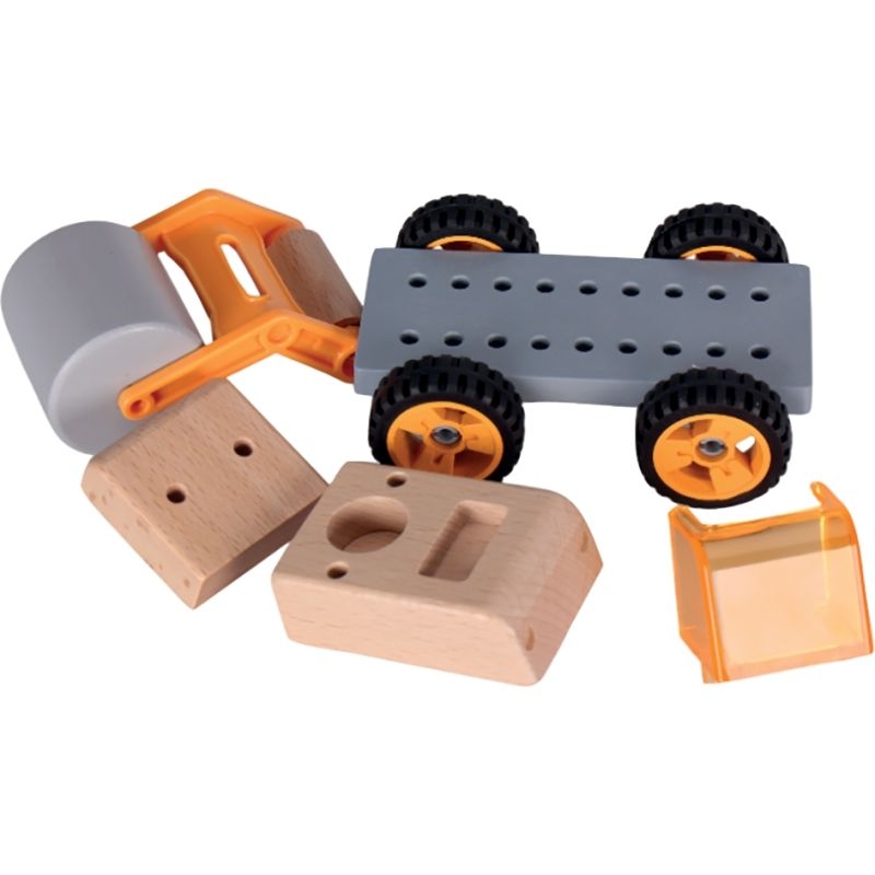 Lot de 4 engins de chantier à construire