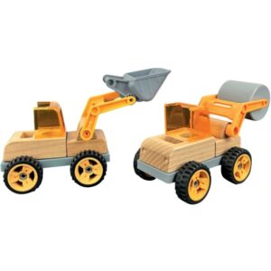 Lot de 4 engins de chantier à construire