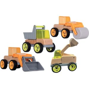 Lot de 4 engins de chantier à construire