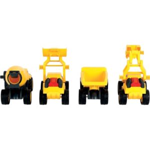 Lot de 4 engins de chantier, grands modèles