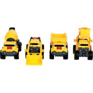 Lot de 4 engins de chantier, grands modèles