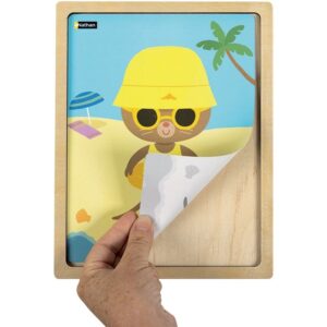 Lot de 4 puzzles, Kimi les saisons