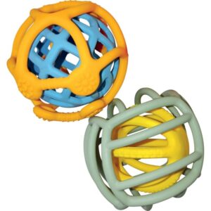 Lot de 5 balles sensorielles en silicone