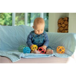 Lot de 5 balles sensorielles en silicone