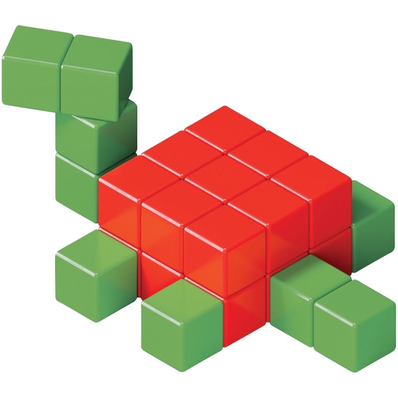 Lot de 64 cubes magnétiques MAGICUBE opaques