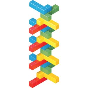 Lot de 64 cubes magnétiques MAGICUBE opaques