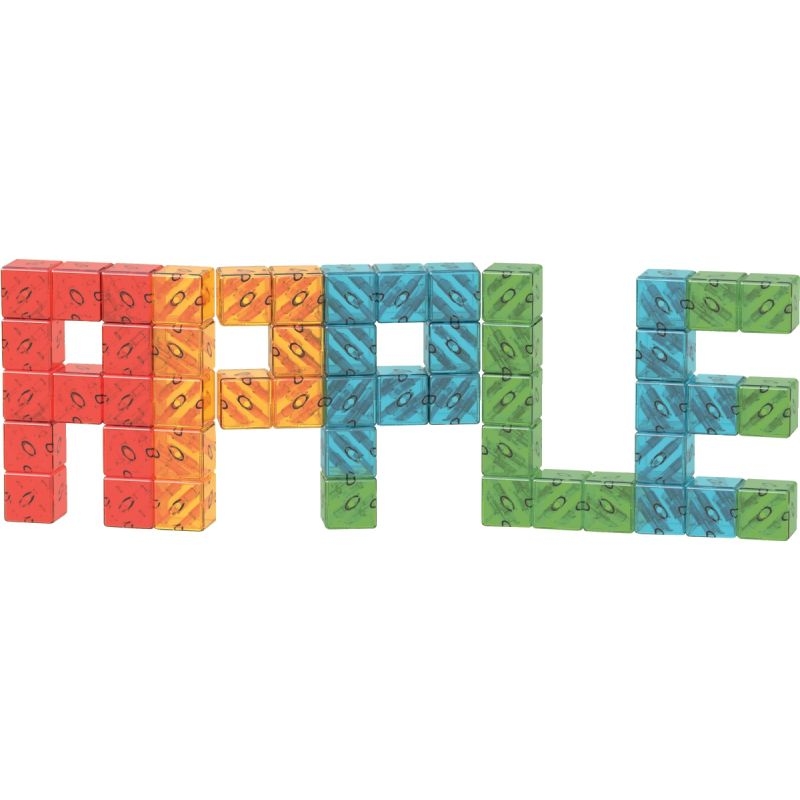 Lot de 64 cubes magnétiques MAGICUBE translucides