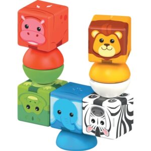 Lot de 70 cubes magnétiques MAGICUBE safari