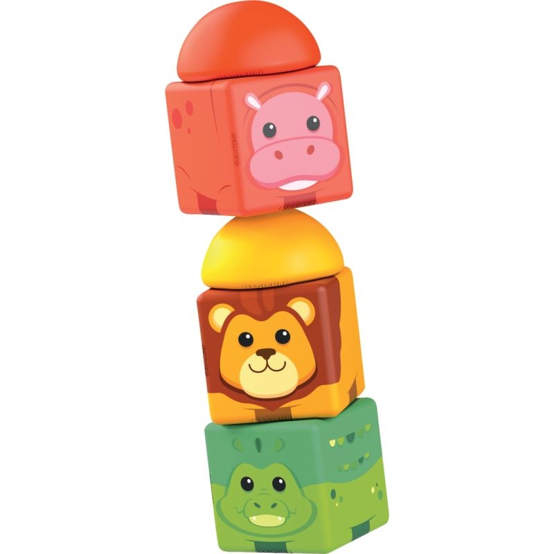 Lot de 70 cubes magnétiques MAGICUBE safari
