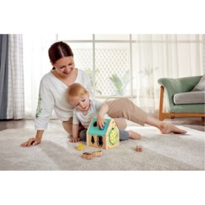 Maison trieur de formes en bois