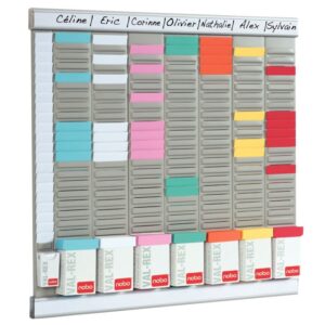 Paquet de 100 fiches planning indice 1,5 vert