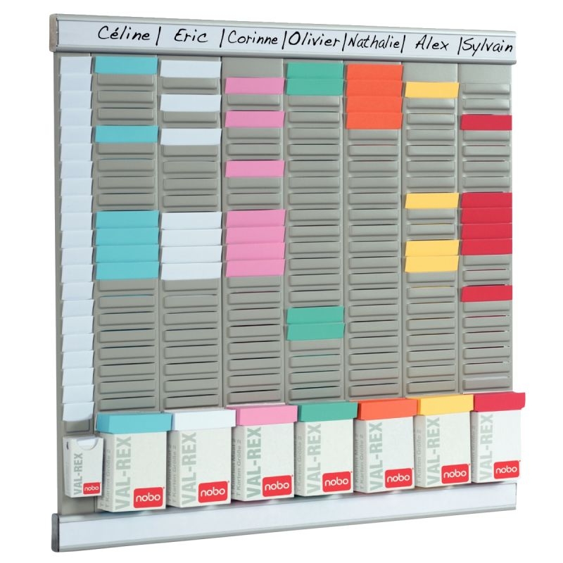 Paquet de 100 fiches planning indice 1 blanc