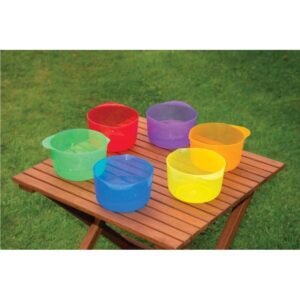 Paquet de 6 bols verseurs diamètre 13.5cm assortis