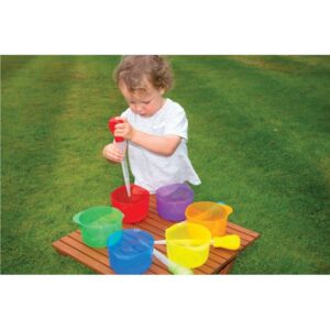 Paquet de 6 bols verseurs diamètre 13.5cm assortis