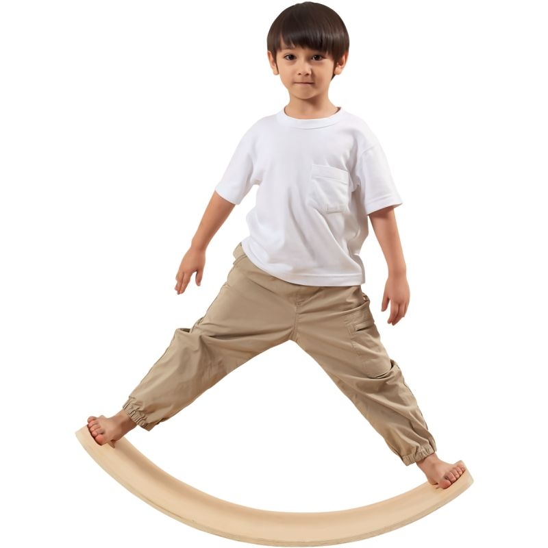 Planche d’équilibre en bois 84x30cm