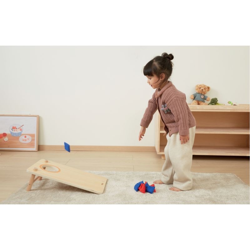 Planche de 2 jeux en bois 49.5x30cm