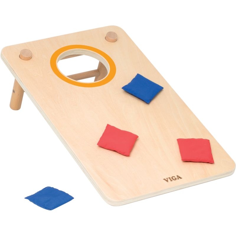 Planche de 2 jeux en bois 49.5x30cm