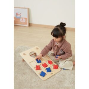 Planche de 2 jeux en bois 49.5x30cm