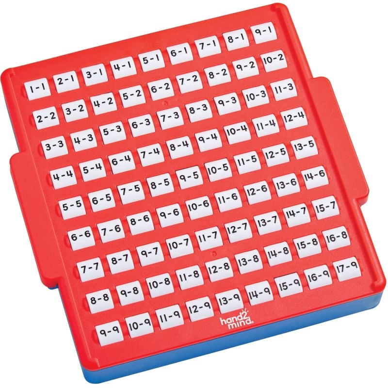 Plateau entrainement soustraction