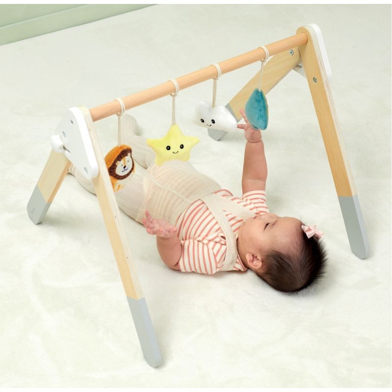 Portique d’activités en bois