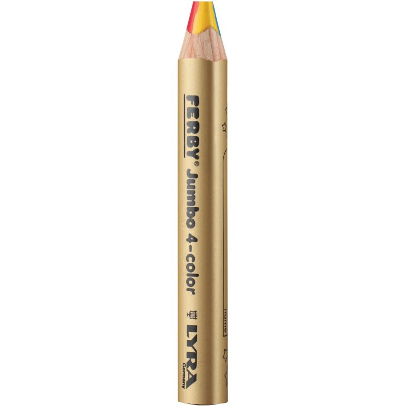 Pot de 18 crayons Jumbo 4 Color arc en ciel