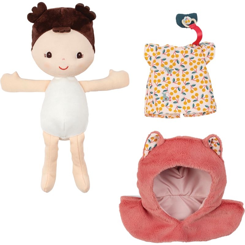 Poupée Jeanne et son porte-bébé LILLIPUTIENS