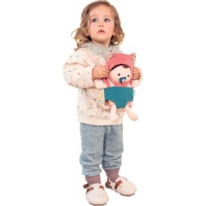 Poupée Jeanne et son porte-bébé LILLIPUTIENS