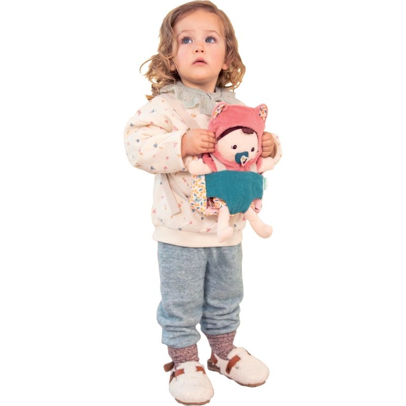 Poupée Jeanne et son porte-bébé LILLIPUTIENS