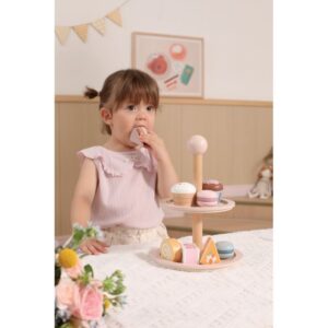 Présentoir de 10 gâteaux en bois