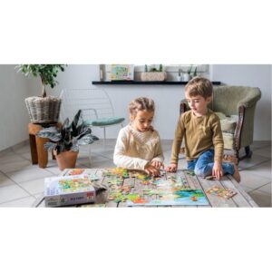 Puzzle d’observation 40 pièces, la ferme écolo