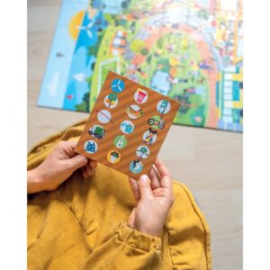 Puzzle d’observation 60 pièces, la ville verte