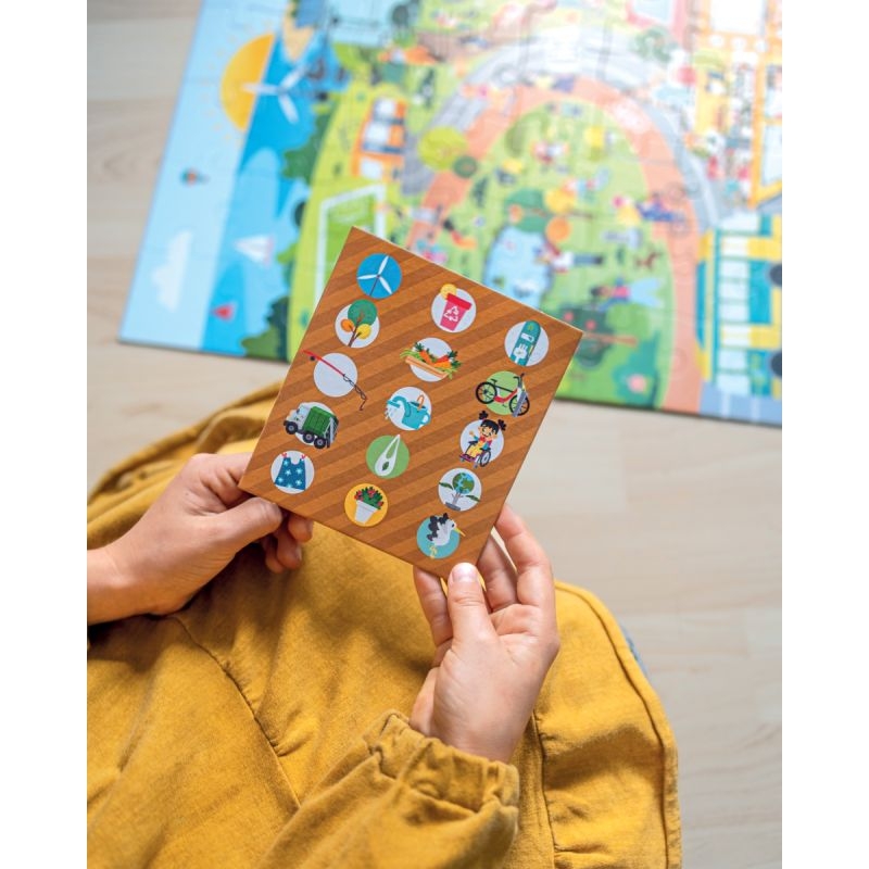 Puzzle d’observation 60 pièces, la ville verte