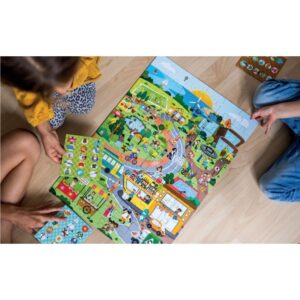 Puzzle d’observation 60 pièces, la ville verte